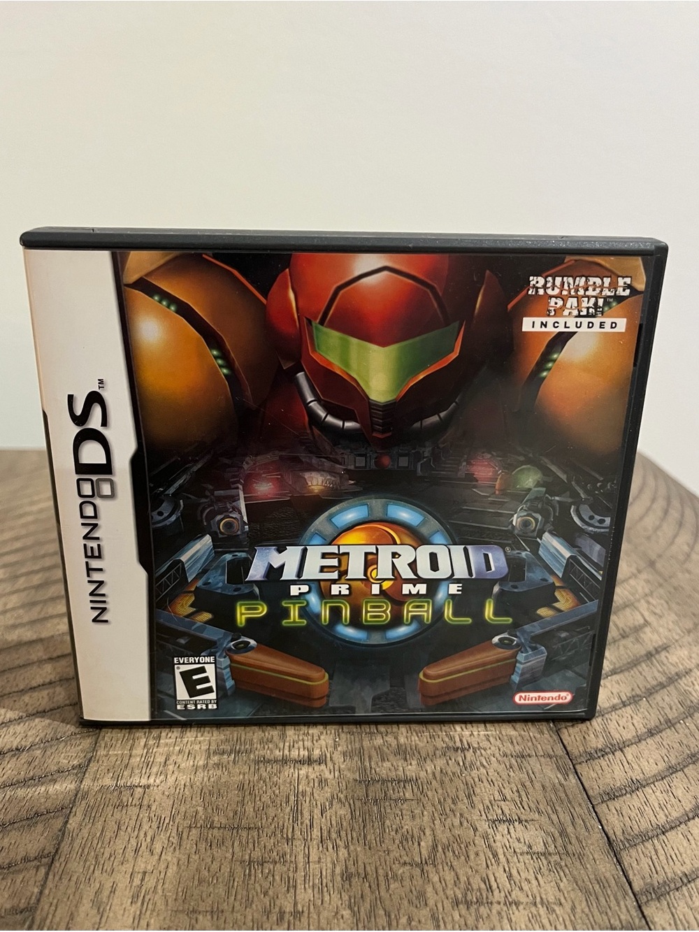 Nintendo DS 2005 Metroid Prime Pinball Complete w/ Rumble Pak & Manual Samus EUC